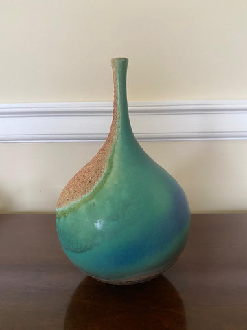 Jon Bull 'Medium costal teardrop vessel' ceramic