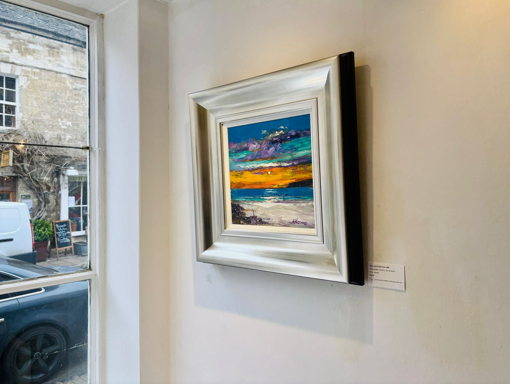 Original painting by John Lowrie Morrison OBE (Jolomo), available to purchase at Iona House Gallery in-store and online.