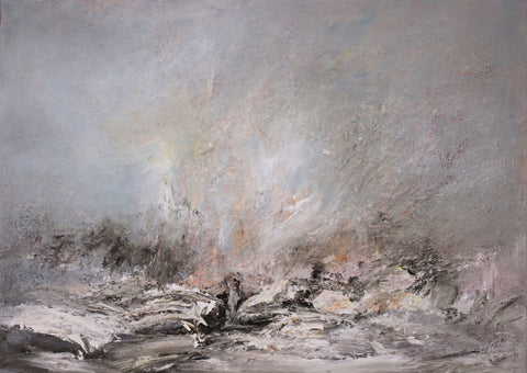 Adrian Walker 'Angsfjarden' oil on canvas 60x84cm
