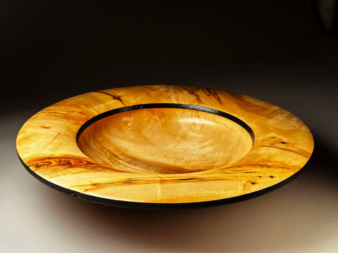 Angus Clyne 'Spalted Sycamore Bowl with Burnt Rims' II 70x15cm