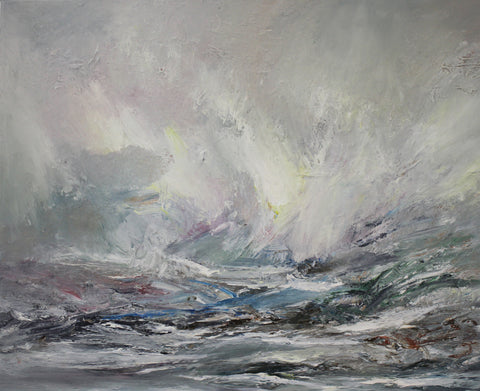 Adrian Walker 'Arctic Basin, Kara Sea' oil on canvas 60x80cm