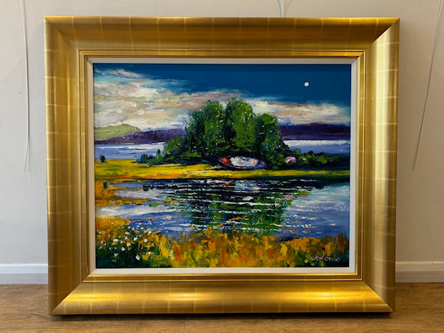 Original painting by John Lowrie Morrison OBE, available to purchase at Iona House Gallery in-store and online.