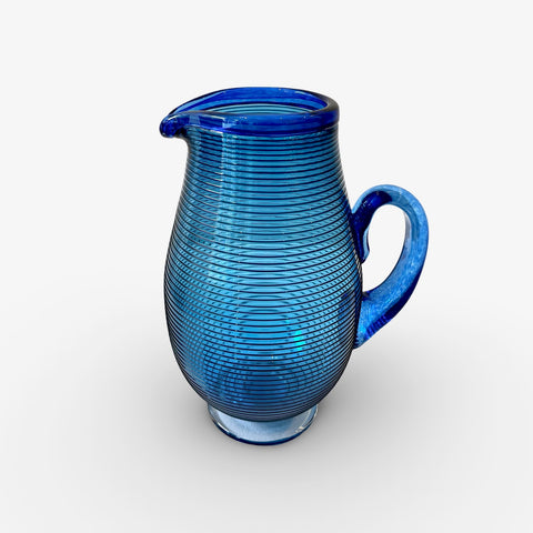 Bob Crooks 'Tall Venetian Jug' glass H27cm