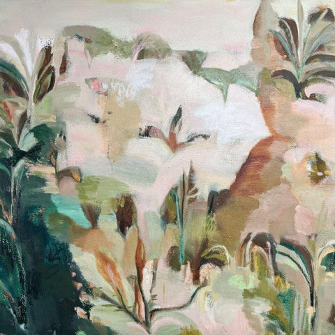 Dana Finch 'Mirage' oil on canvas 80x80cm