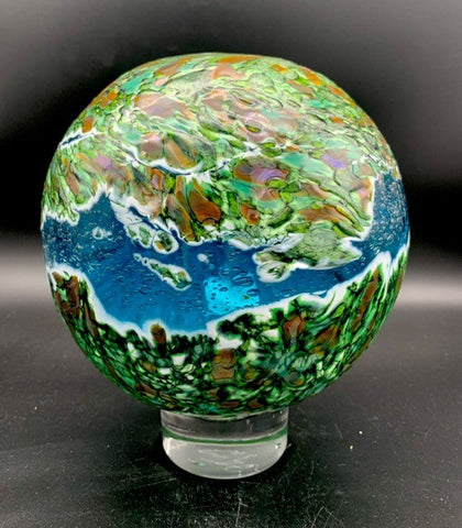 David Flower ‘Amazon Large Ball Vase' glass