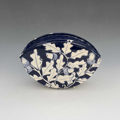 Elaine King 'Oaks Curved Flowerbrick' ceramic H16xW19xD7cm