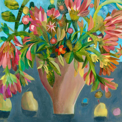 Esté MacLeod 'Abundo' acrylic on canvas 70x70cm