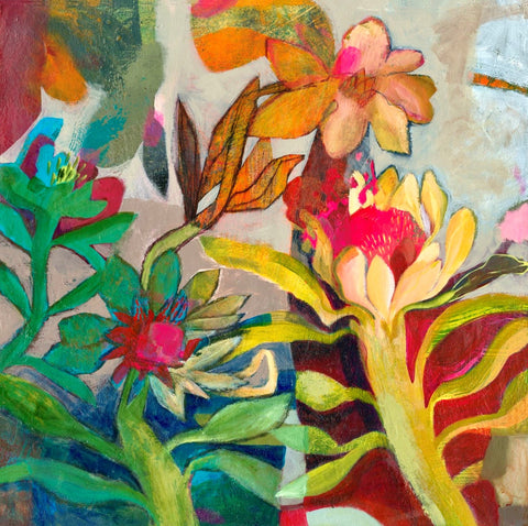 Esté MacLeod 'Sugarbush' acrylic on canvas 70x70cm