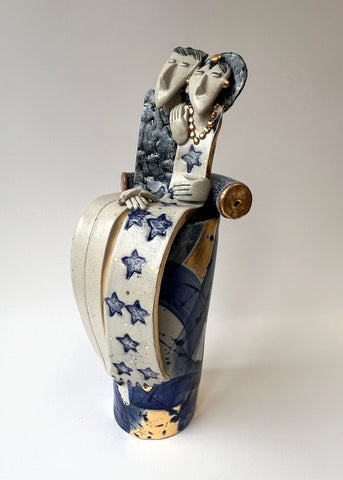 Helen Martino 'Dreamers' ceramic H32xW14xD12cm