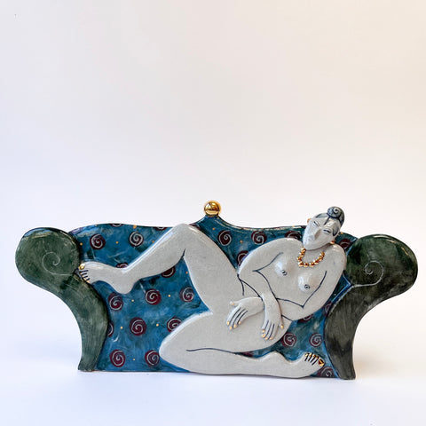 Helen Martino 'Lounging Around' ceramic H15xW32xD5cm