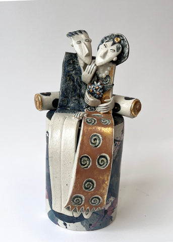 Helen Martino 'Sweethearts' ceramic H25xW14xD12cm