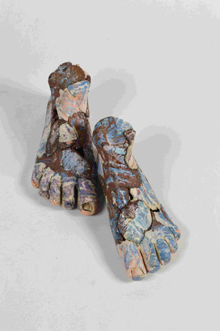 Helen Nottage 'Miniature Feet II' 5x9x12cm