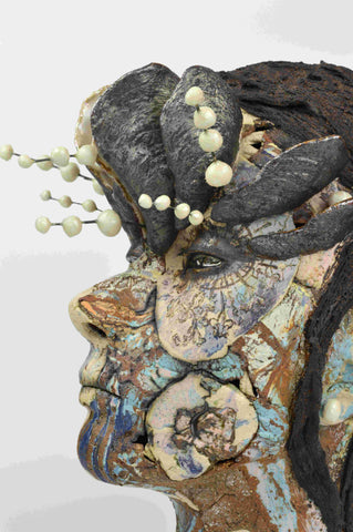 Helen Nottage 'Nereid - Oyster Shells' ceramic 30x20x28cm