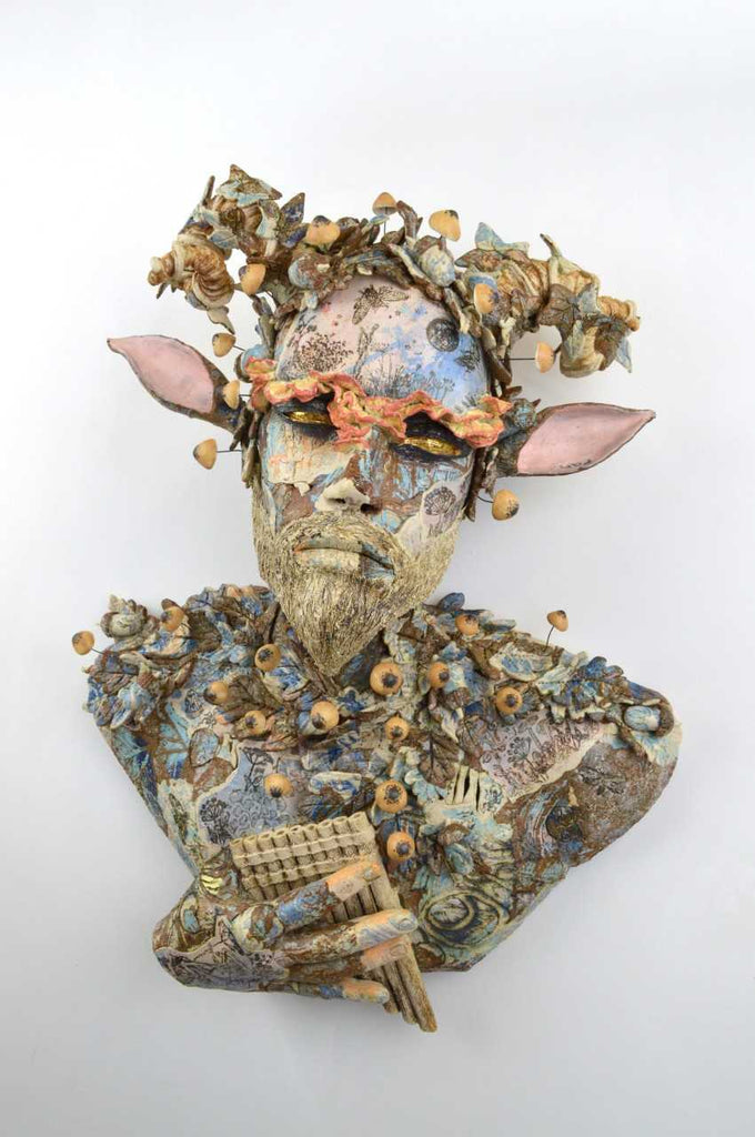 Helen Nottage 'Pan' ceramic 58x46x23cm
