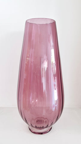 Bob Crooks 'Optix Vase' Glass H32cm