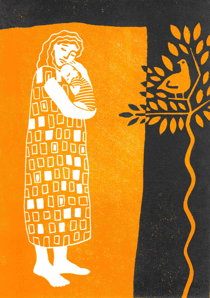 Original linoprint by Lizzie Wheeler, available to purchase at Iona House Gallery in-store and online