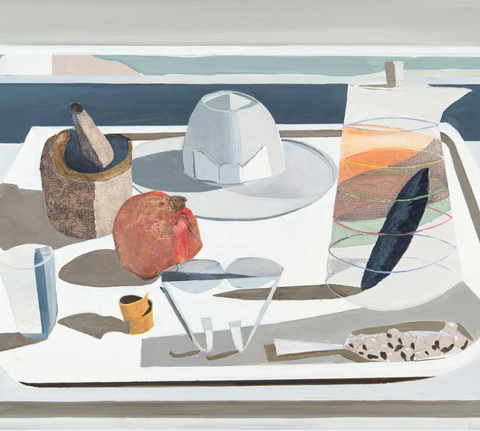 Pierre Clement 'Charbon et Grenadine' oil on canvas 71x91cm