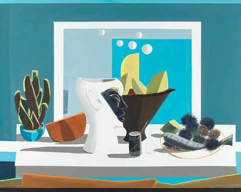 Pierre Clement 'Dorset Blues' oil on canvas 92x122cm