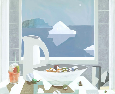 Pierre Clement 'Dover I' oil on canvas 60x76cm