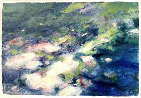 Rod Craig 'The Zen Garden' mixed media 100x70cm