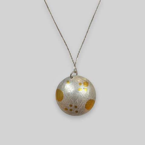 Sandra Elizabeth 'Snowball Pendant (small)' silver