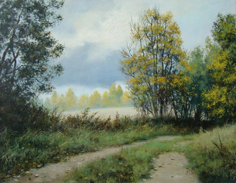 Alexander Kirillov 'Autumn' oil 35.5x46cm