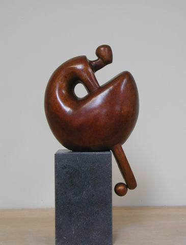 Ana Duncan 'Small Geometry Study' bronze (edition of 8) 25x13x7cm