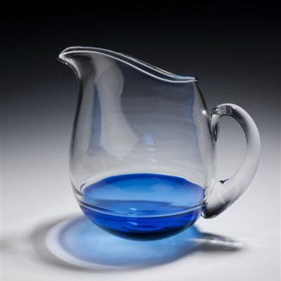 Bob Crooks 'Encalmo Jug' glass H21cm
