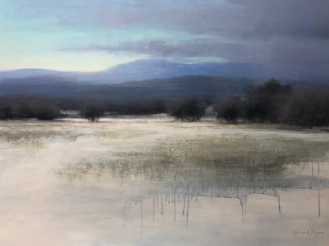 Carina Ekdale Prigmore 'Beyond the Horizon' acrylic on canvas 75x100cm