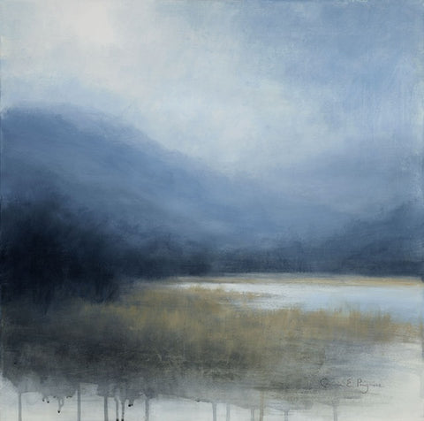 Carina Ekdale Prigmore 'Distant Weather' acrylic on canvas 60x60cm