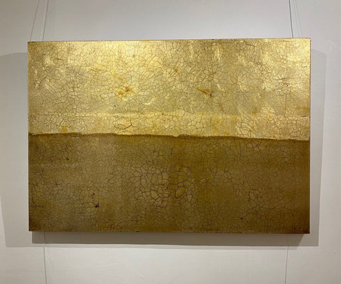 Claire Burke 'Silver leaf on bespoke panell' 112x75cm