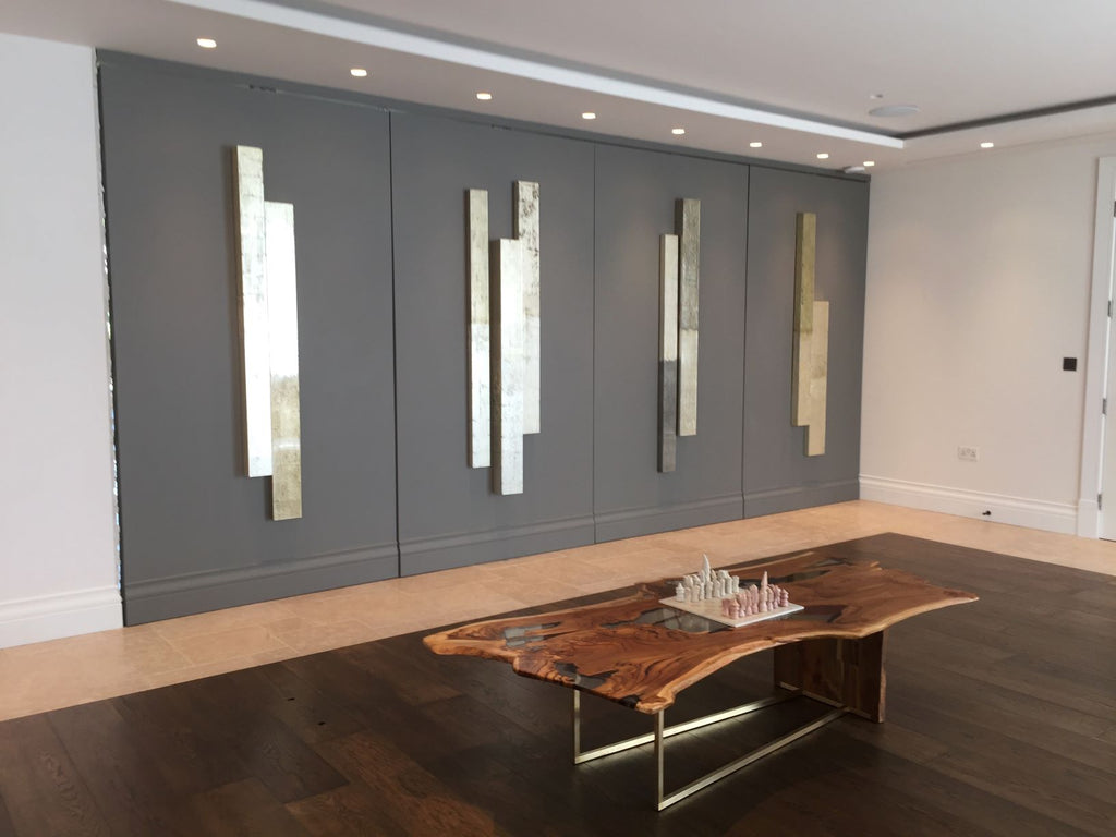 Claire Burke long panels at Iona House Gallery