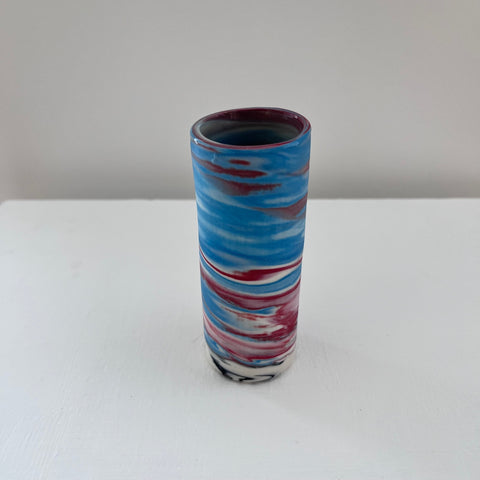 Lindy Barletta 'Liquorice Bud Vase (Tall)' ceramic 11x4cm