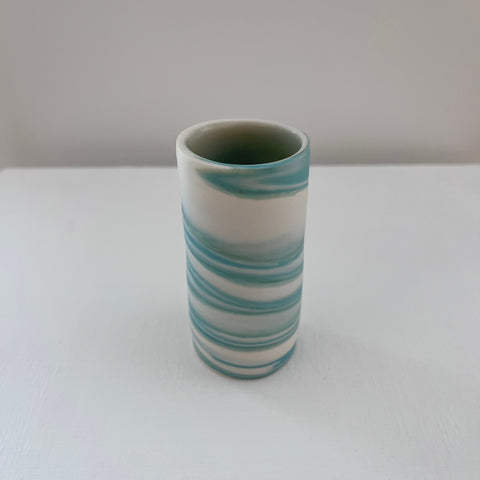 Lindy Barletta 'Minty Bud Vase' ceramic 10x5cm