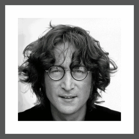 Matthew Andrews 'Lennon and Yoko' lecticular 3 way flip photographs