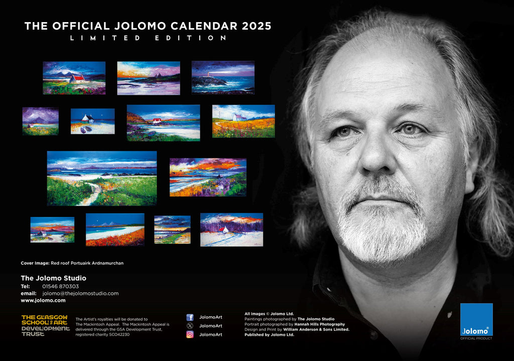 2025 John Lowrie Morrison Calendar available to purchase at Iona House Jolomo Calendar 2025 Uk