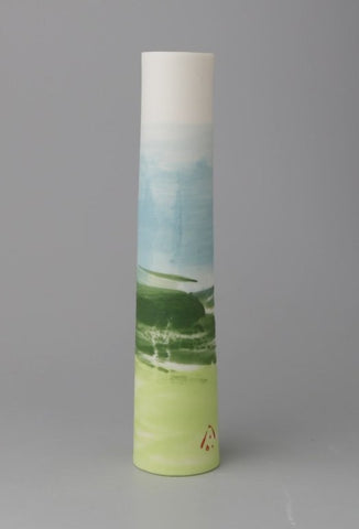 Ali Tomlin ‘Landscape Stem Vase’ (AT38) ceramic H14xD3cm
