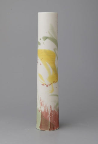Ali Tomlin ‘Lofoten Red Stem Vase’ (AT44) ceramic H14xD3cm