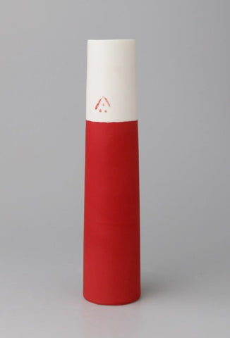 Ali Tomlin 'Red Stem Vase’ (AT50) ceramic H13xD3cm