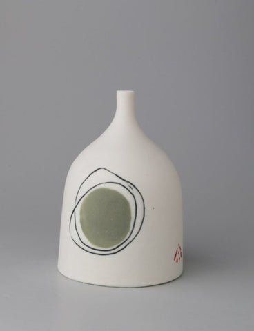Ali Tomlin 'Olive Dot Bud Vase’ (AT59) ceramic