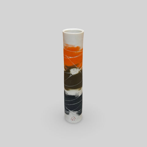 Ali Tomlin ‘Camo Single Stem Vase’ (AT24) ceramic H14xD3cm