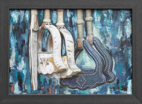 Alice Gipps 'Estribos' 2/25 photography and acrylic on board  51x36cm