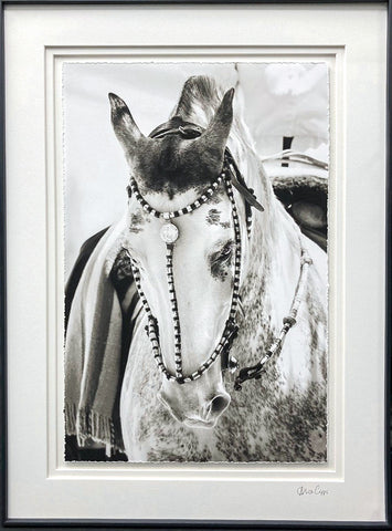 Alice Gipps 'Festival Finery IV' photography on deckled edge Minuet Fine Art Paper 61x41cm