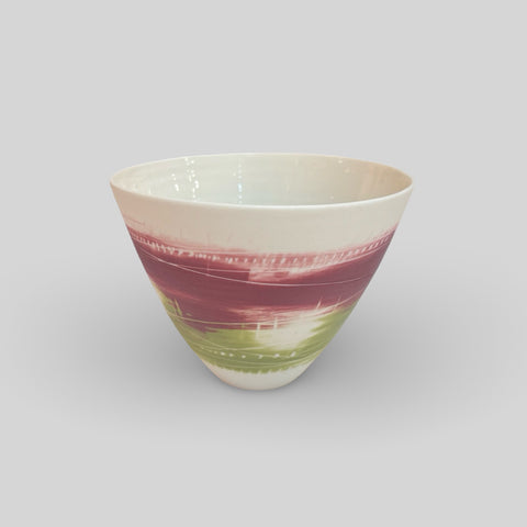 Ali Tomlin ‘Small Cup (Burgundy Moss)’ AT13 porcelain H7xD9cm