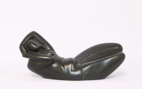 Ana Duncan 'La Nuit Tombée' bronze 12x28x9cm