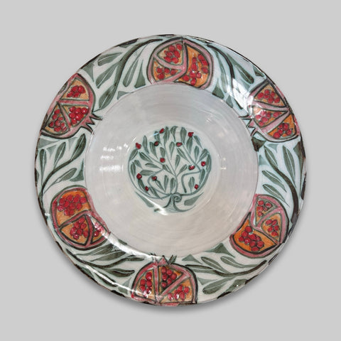 Andrew Hazelden 'Pomegranate Tondino' ceramic H8xD36cm