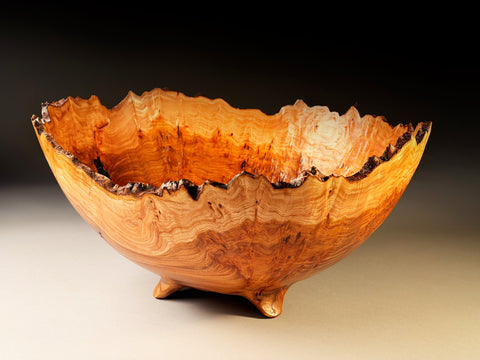 Angus Clyne 'Burr Elm Bowl No 182' 48x25.5cm (19x10ins)