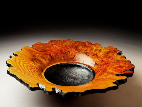 Angus Clyne 'Burr Elm Bowl Burnt Centre' No 20 46x14cm