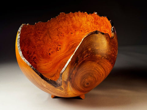 Angus Clyne 'Burr Elm Bowl' No 27 45x36cm