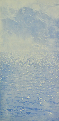 Angus Hampel 'Joy' etching and aquatint on Somerset rag (100% cotton paper) 47x24cm